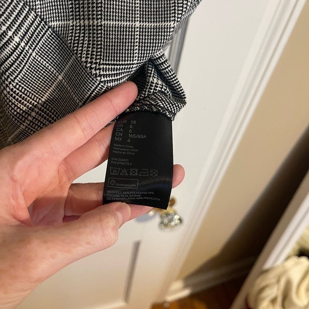 H&M Plaid Quarter Sleeve Dress - Picture 4 of 8